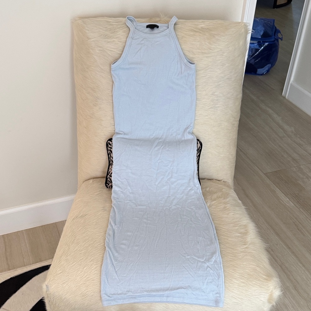 ATM Anthony Thomas Mellilo Light Blue Maxi Dress